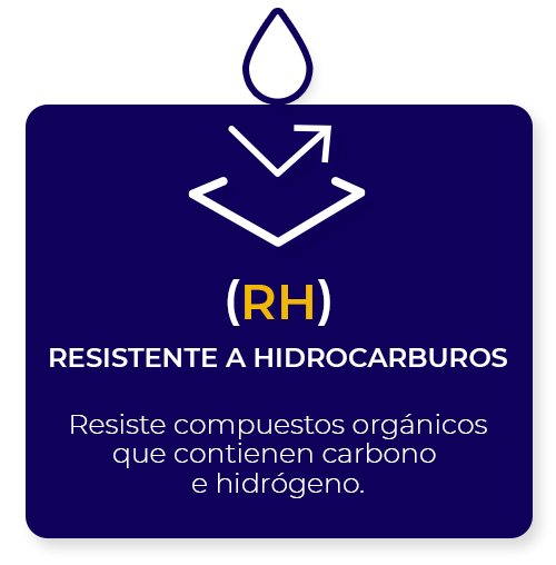 (RH) Resistente a Hidrocarburos